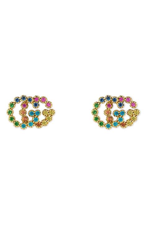 gucci rainbow earrings|gucci earrings on sale.